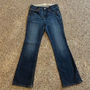 Ariat Women's Bootcut Denim Jeans, Size 29S, Dark Wash, Mid-Rise, Western Style